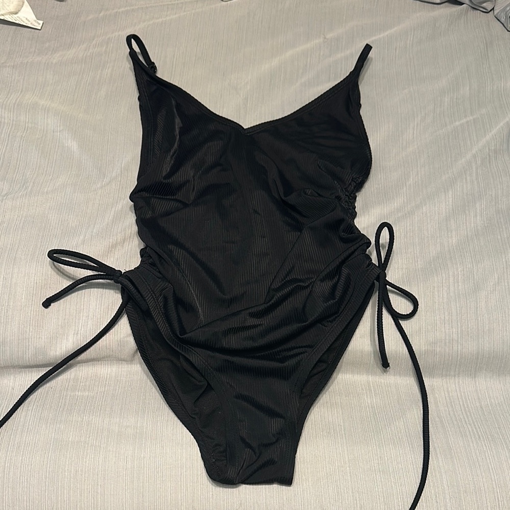 Black One-Piece Swimsuit